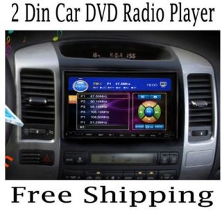 Double DIN 7 inch 2 DIN Car DVD Player Car Stereo Radio Touch Screen