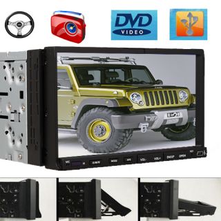 Double DIN 7 Indeck Car DVD Player Touch Screen RDS Radio USB SD