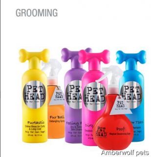Pet Head Grooming Dog Cat Shampoo Spray de Tangler