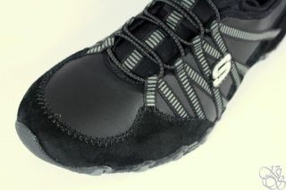 Skechers Bikers Dream Come True Black Charcoal Sneakers Shoes 21140