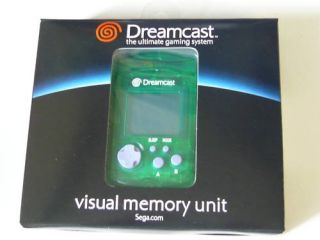 Sega Dreamcast VMU Memory Card Green Boxed New