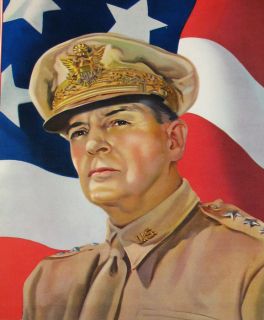  MILITARY CALENDAR WORLD WAR II GENERAL DOUGLAS MACARTHUR AMERICAN