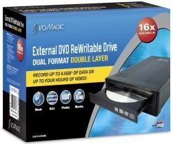Magic External 16x8x16x DVD + RW/+ R USB 2.0 Dual Format/DL Drive