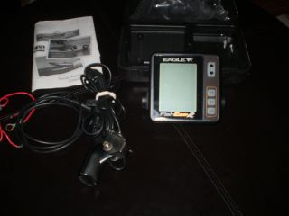 Eagle Strats 128 Fish Finder with HS 3D4 Transducer and Carrying Case