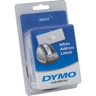 dymo 30572 white address labels 1 1 8 x 3 1 2 inch 260 per roll