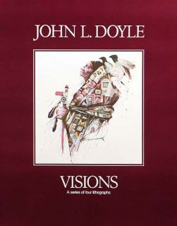 John Doyle Visions rare unsigned fine art gallery poster, Free