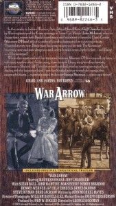VHS War Arrow Jeff Chandler MaureenoHara