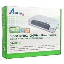 AirLink 101 AGSW501 Gigabit Ethernet Green Switch