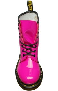 Dr Martens Womens Boots 1460 W Hot Pink Patent Lamper 11821670 Sz 9 M