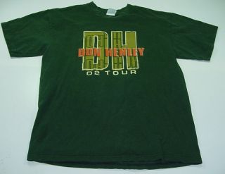 Don Henley The Eagles 2002 Concert Tour T Shirt Sz Mens L