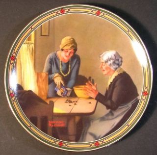 Norman Rockwell A Familys Full Measure Plate 1985