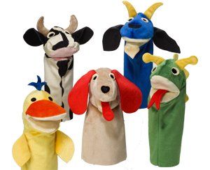 puppet van goat puppet dog puppet duck puppet cow puppet