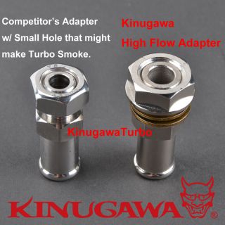 Kinugawa Turbo Oil Pan Return Drain Plug Adapter Fitting 5 8” Hose w