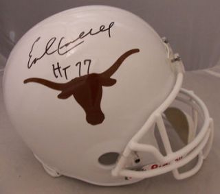 Earl Campbell Autographed Signed Texas Longhorns Full Size Helmet w