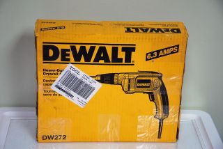  heavy duty drywall screwdriver model no dw272 6 3 amps serial no 77