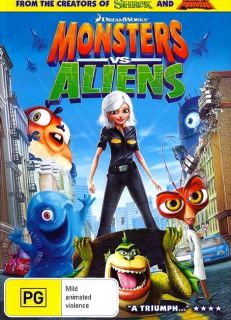 monsters vs aliens new sealed dreamworks r4 dvd