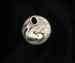 Ancient Greek Corinth Silver Peg Aphrodite Drachm Coin