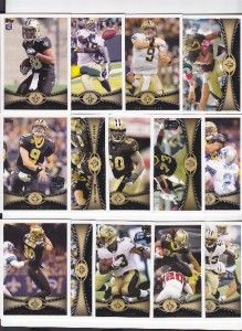 2012 Topps New Orleans Saints Team Set 14 Cards Toon RC