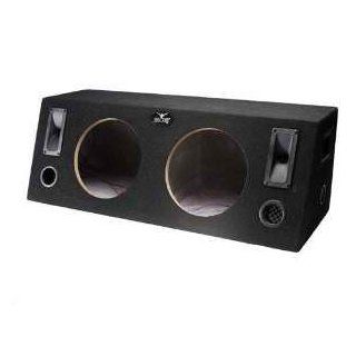  Enclosure with Tweeter and Air Port Angle Dual 15 With 2 Tweeter and