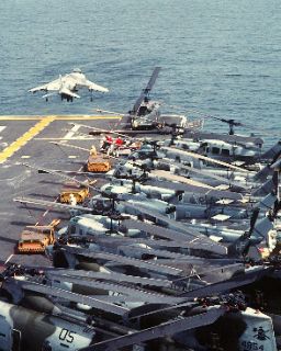 1991 Mr Desert Shield AV 8B Harrier Launched USS Nassau