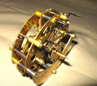  Mfg Co Clock Movement Parts Repair 73 2 Jewels West Germany