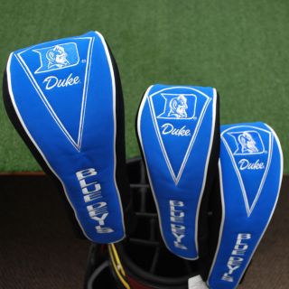 Duke University Golf Driver FWY Headcover Set of 3 New