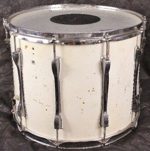  15 x 12 Tom Toms Refin White Over Gold Sparkle Drum Drums