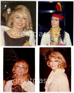 Dorothy Malone Group 4 Vintage 1970s Candid Never Before Seen Color