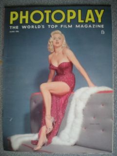 Marilyn Monroe in Photoplay June 1956 Diana Dors Cover