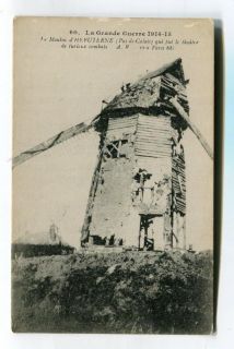 Moulin DHebuterne Pas de Calais Windmill Destroyed in First World War