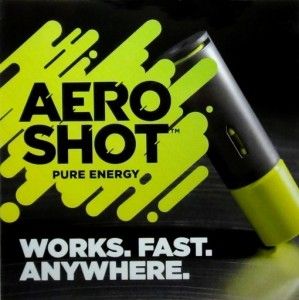 Aero Shot 1 Lime Dry Breathable Pure Energy Caffeine 100mg B Vitamins