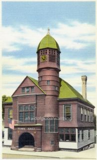  Old Photo East Greenwich RI "Town Hall"
