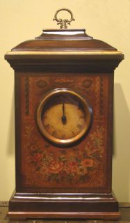 Elizabeth Marhsall 22 Floral Clock with Key Holder