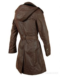 John Partridge Ladies Dunmore Raincoat   Antique Brown WAW102