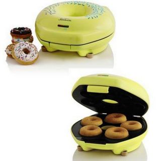 Jarden FPSBDML920 Sunbeam Donut Maker 5 Doughnuts Yellow Non Stick