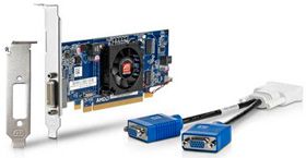  Radeon HD6350 512MB PCI E X16 Graphics Card +Dual VGA Splitter Cable