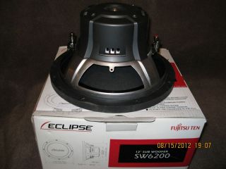 Eclipse SW6200 12 Subwoofer DVC New But See Photos