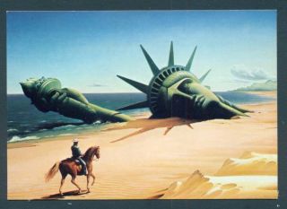S286 Statue of Liberty Postcard Lois Michel Dubre