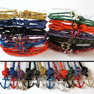 Dowling Bros Jewelry Designer Fashion Nautical Adjustable Rope Anchor