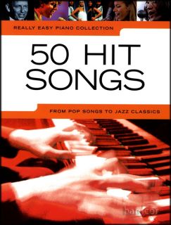 Really Easy Piano 50 Hit Songs Sheet Music Book 