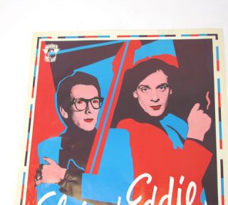 Vintage 1977 Elvis Costello Eddie Money Concert Poster