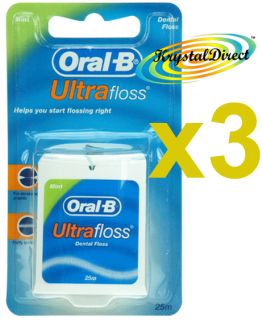 Oral B Ultrafloss Ultra Dental Floss Mint Flossing