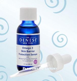 New Dr Denese Omega 3 Skin Barrier Protection Serum Full Size 1 oz New