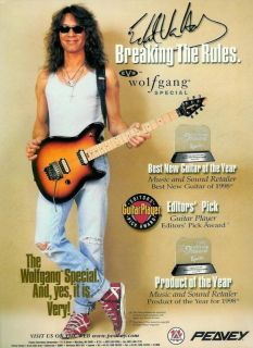 Peavey Eddie Van Halen EVH Wolfgang Special Guitar Print Ad