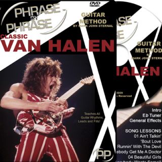 Eddie Van Halen Wolfgang Guitar Tab Lesson DVD 5 Hours