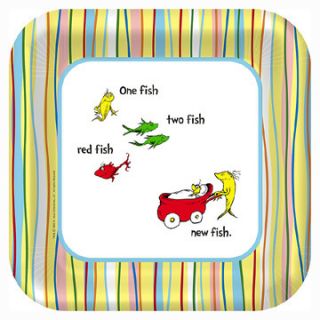 Dr Seuss 1st Birthday Party Baby Shower Dinner Plates Supplies