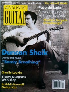 ACOUSTIC GUITAR magazine 64 April 1998 Paco de Lucia Duncan Sheik