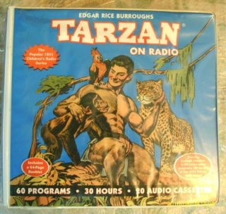 Edgar Rice Burroughs TARZAN ON RADIO 28.5 Hours on 19 cassettes, 57