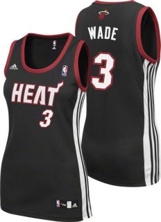 Dwyane Wade Black Adidas Revolution 30 Replica Miami Heat Womens