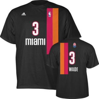 Dwyane Wade Miami Floridians Replica Miami Heat Name Number T Shirt